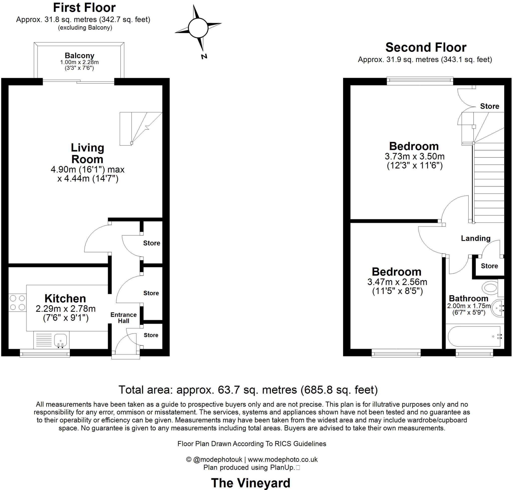 The Vineyards, Great Baddow, Chelmsford, Essex floorplan