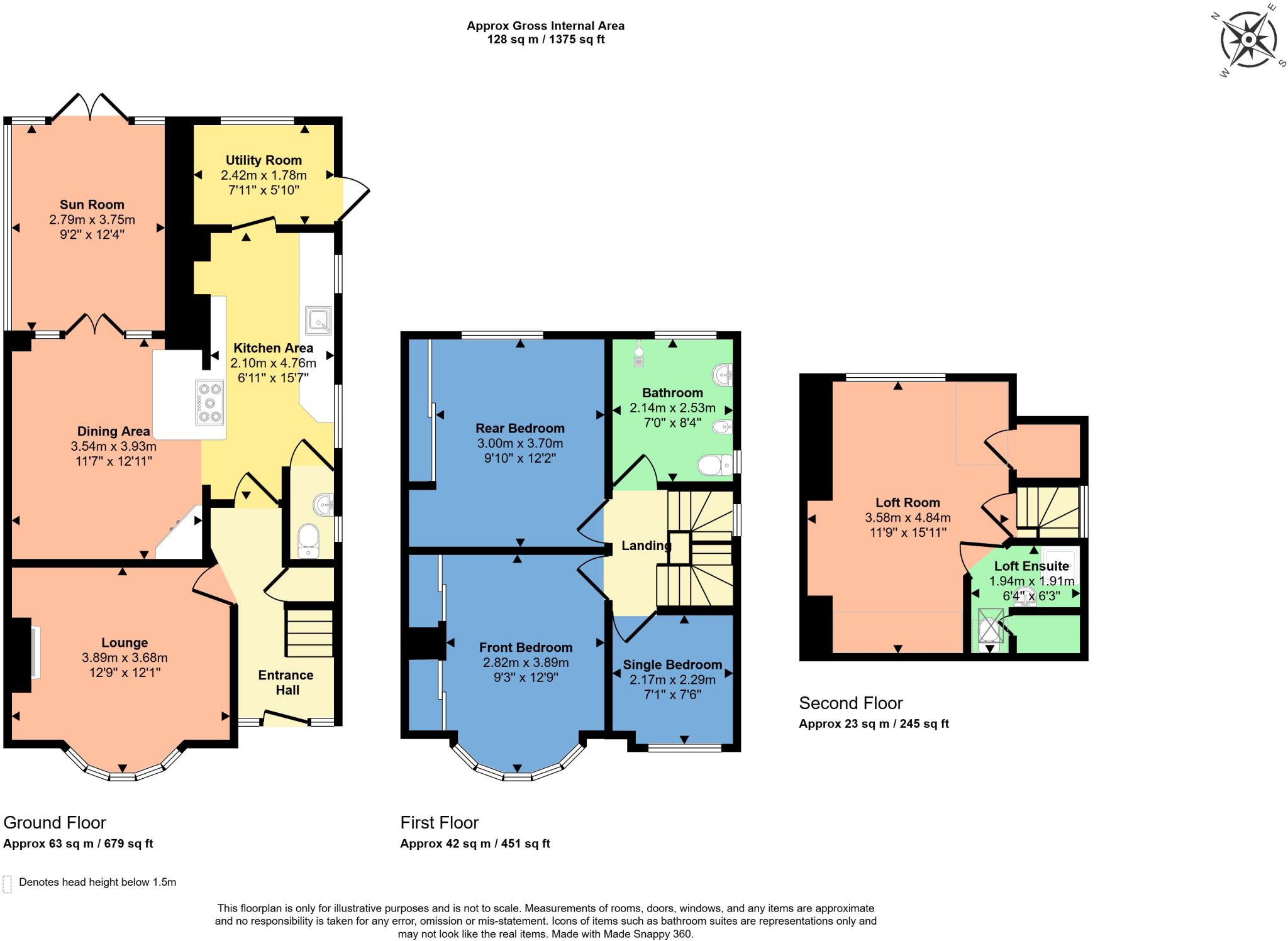 Attleborough Road, Nuneaton  floorplan