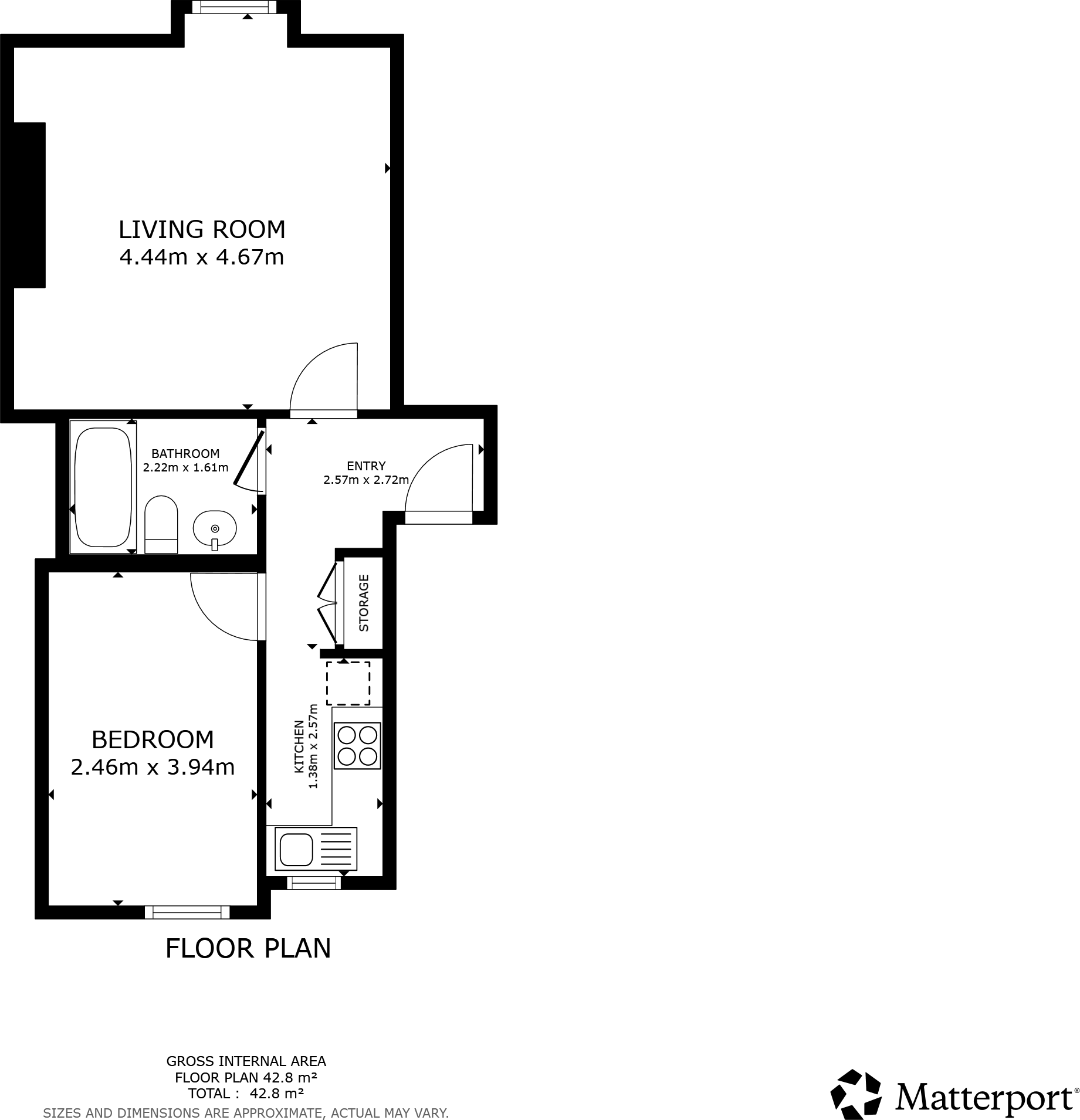 Urquhart Road, Aberdeen, AB24 floorplan