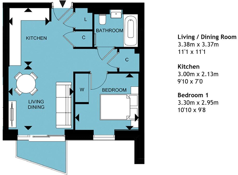 Aquifer House, Exploration Way, Slough floorplan