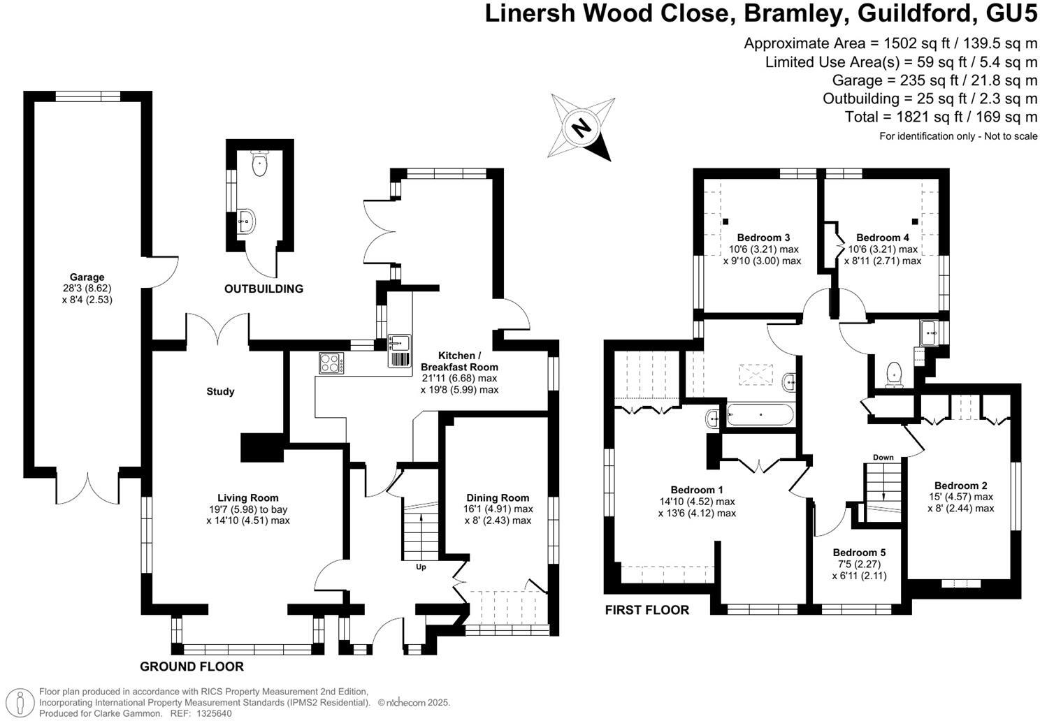 Linersh Wood Close, Bramley, Guildford floorplan