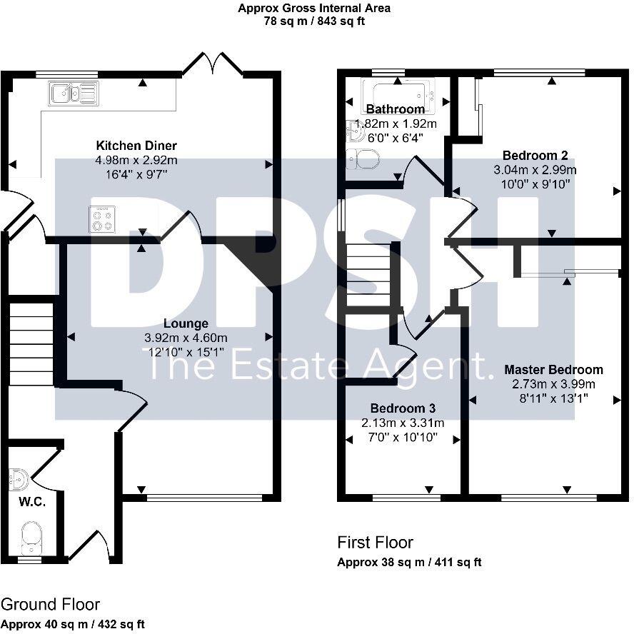 Falcon Mews, Morley, Leeds floorplan