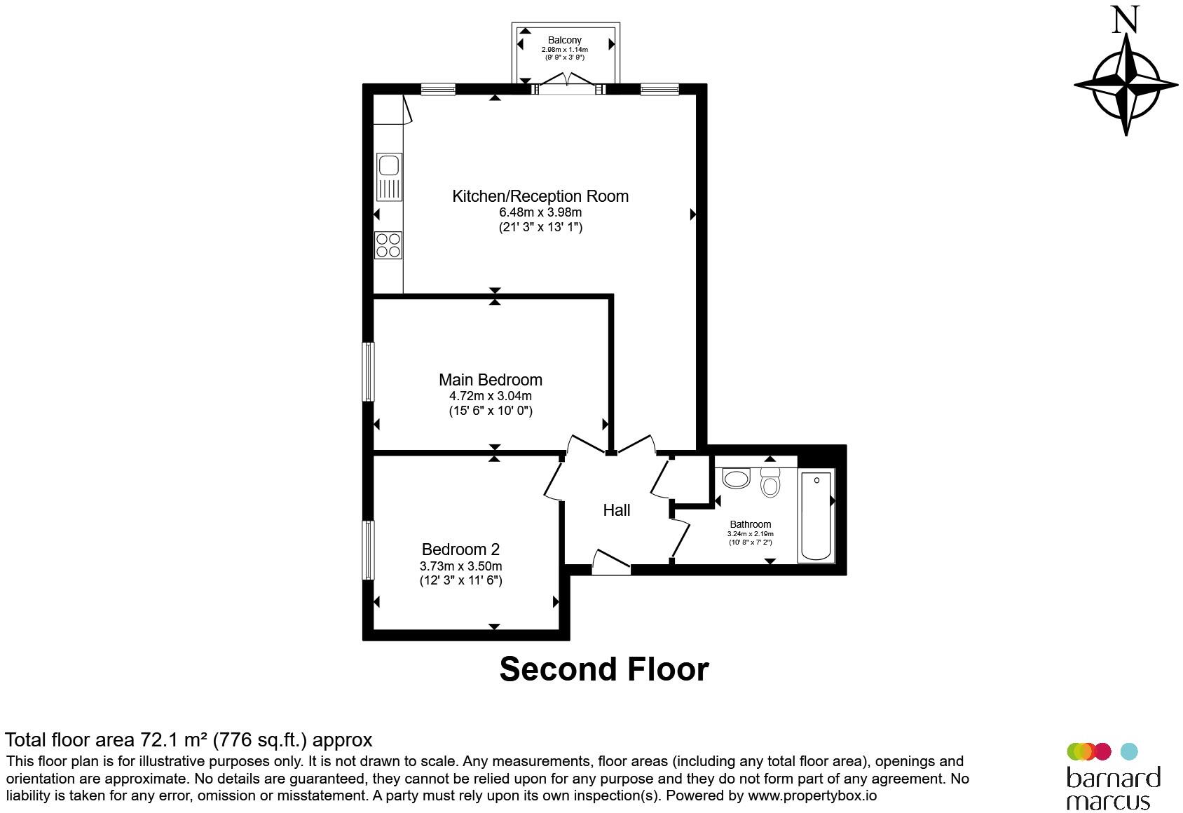 Hildreth Street Mews, London floorplan