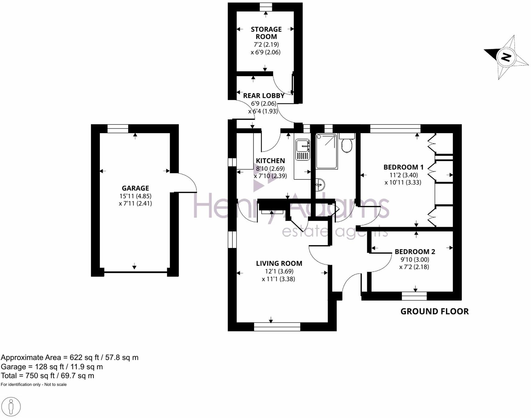 Mountwood Road, Selsey, PO20 floorplan
