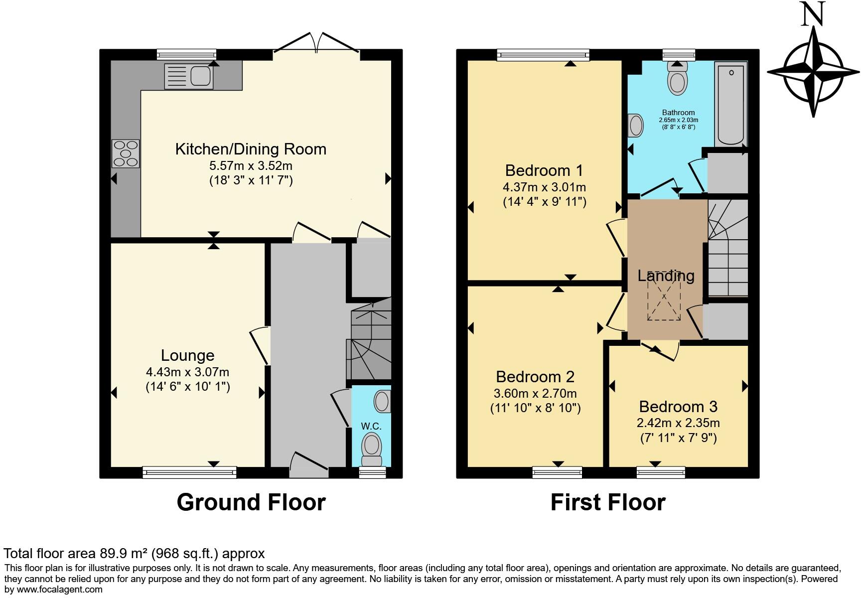 Francis View, Huddersfield, HD2 floorplan