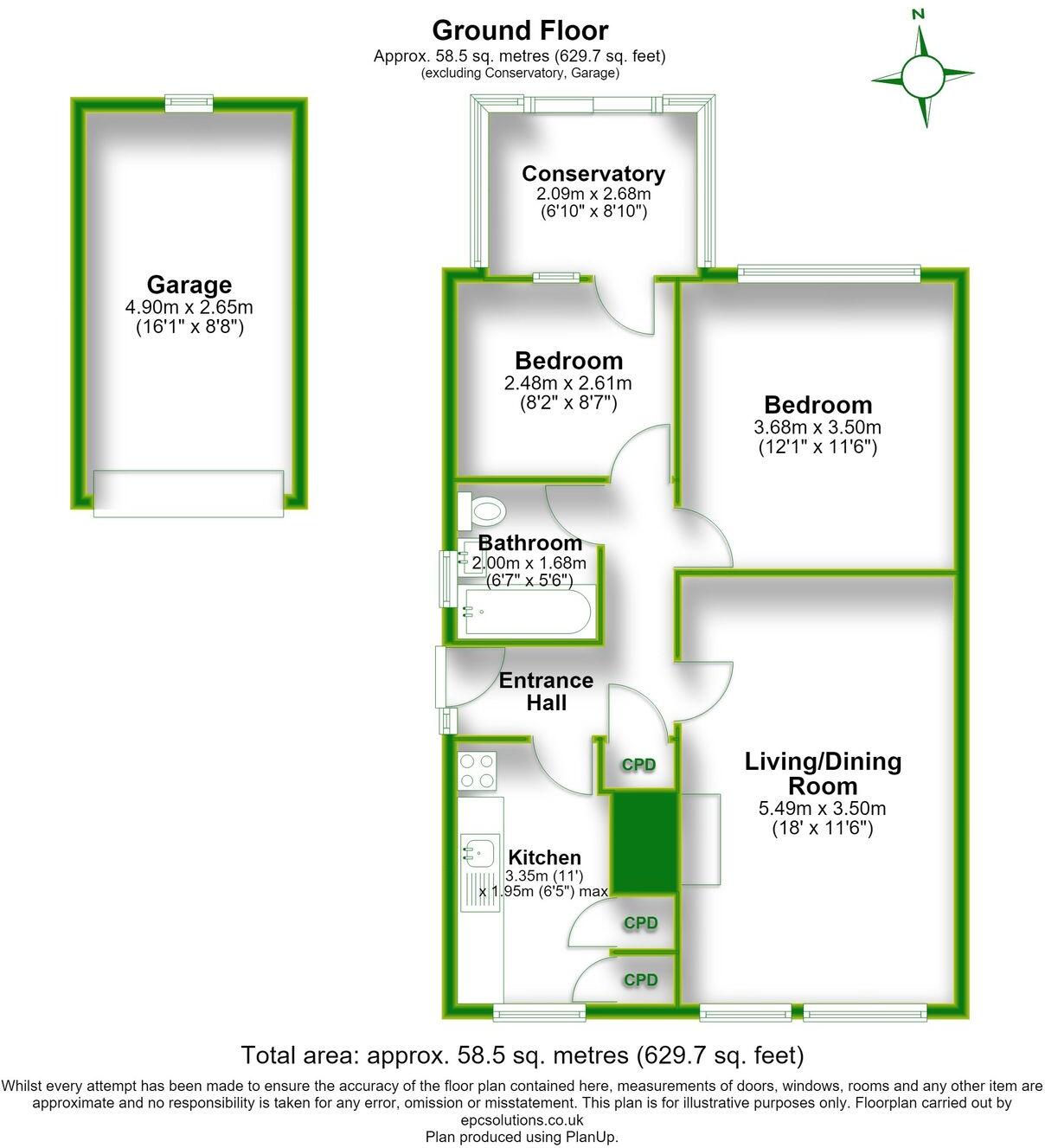 Scalwell Mead, Seaton, Devon, EX12 floorplan