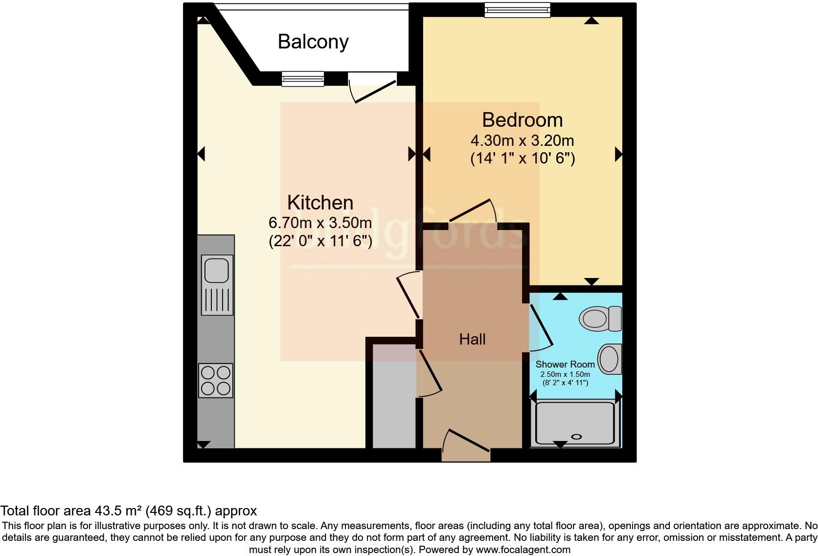 Adelphi Wharf 3, 7 Adelphi Street, Manchester, Greater Manchester, M3 floorplan