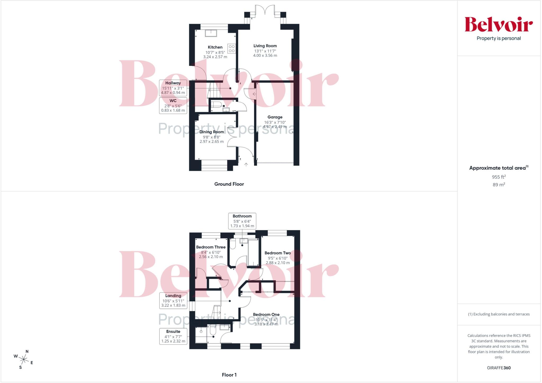 Warwick Way, Leegomery, Telford, TF1 floorplan