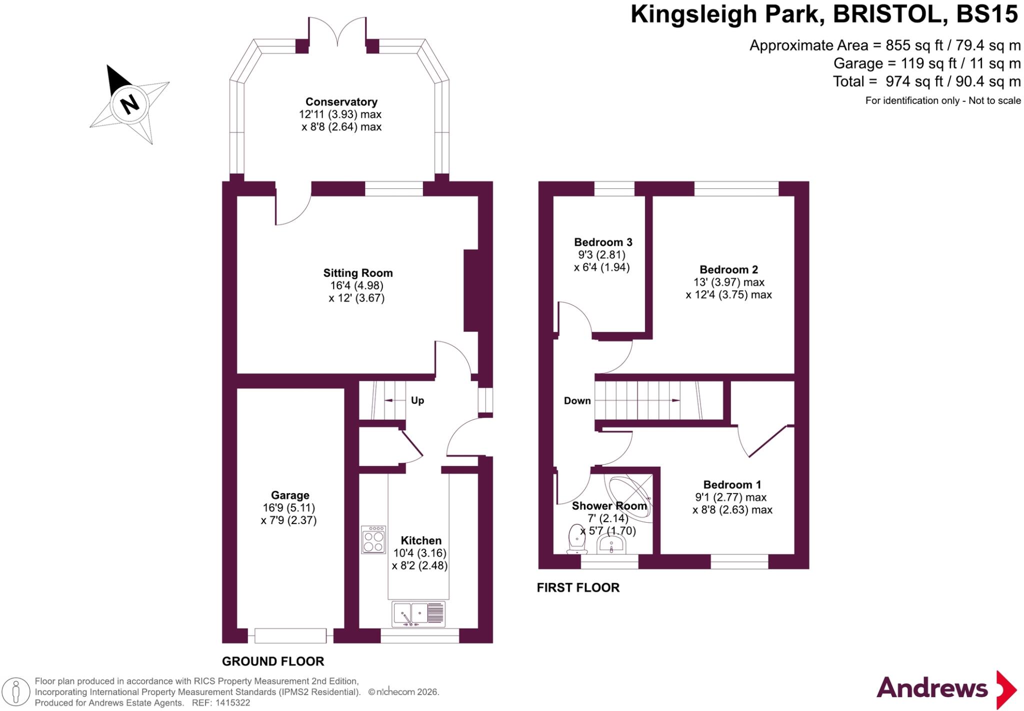 Kingsleigh Park, BRISTOL, BS15 floorplan