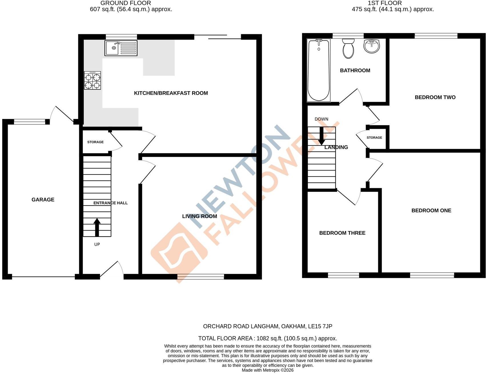 Orchard Road, Langham floorplan