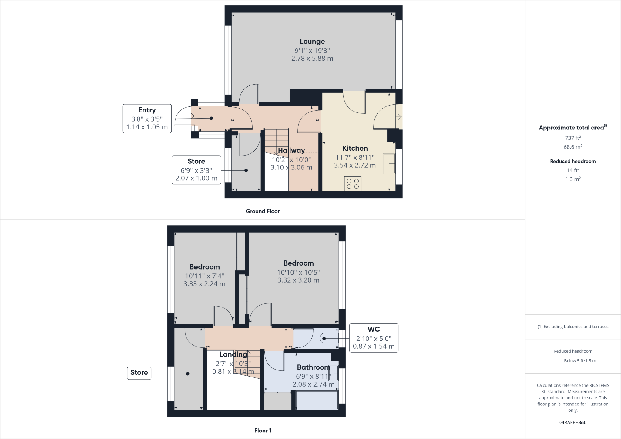 Hollybush Street, Parkgate floorplan