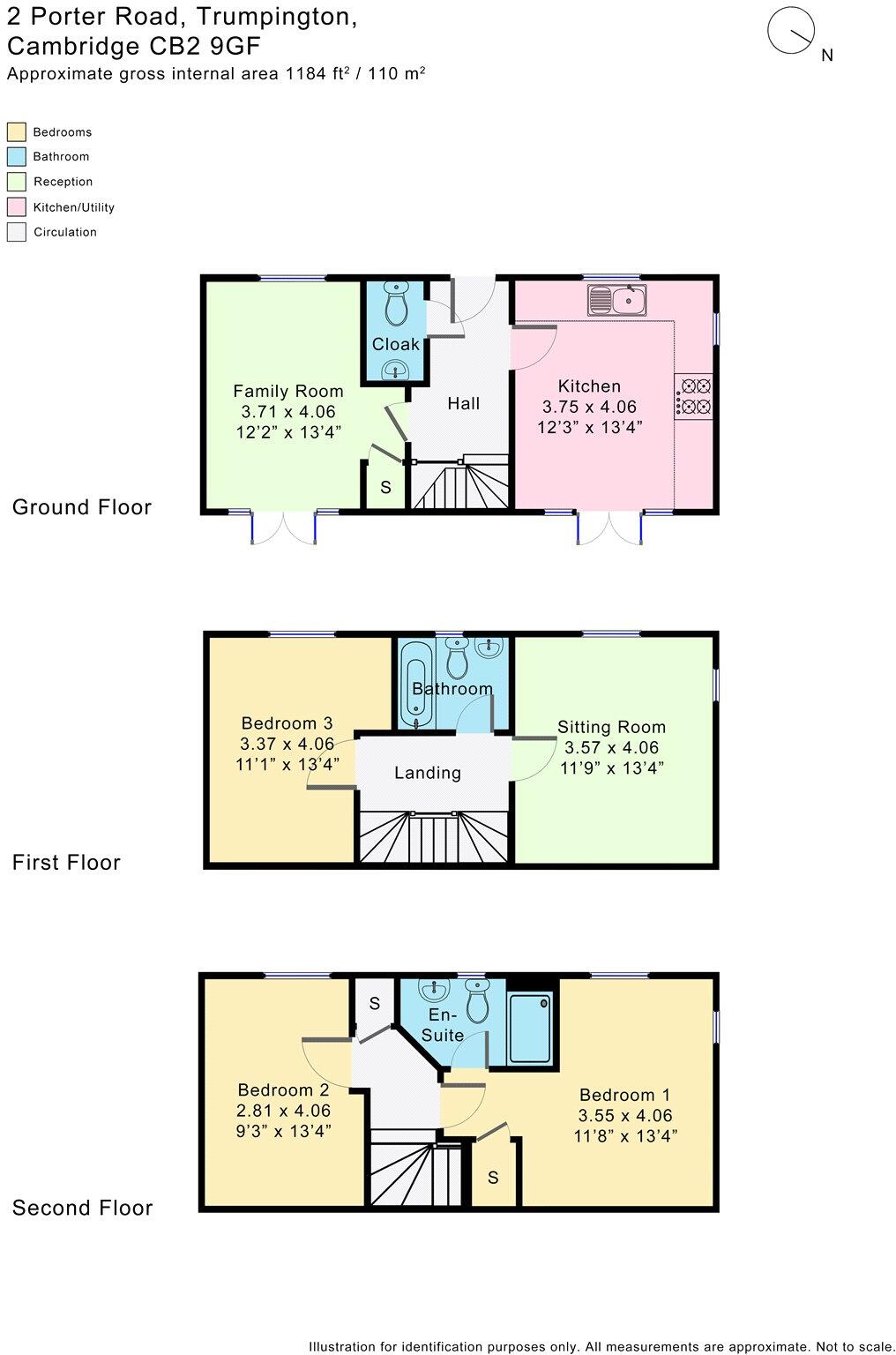 Porter Road, Trumpington, Cambridge, Cambridgeshire floorplan