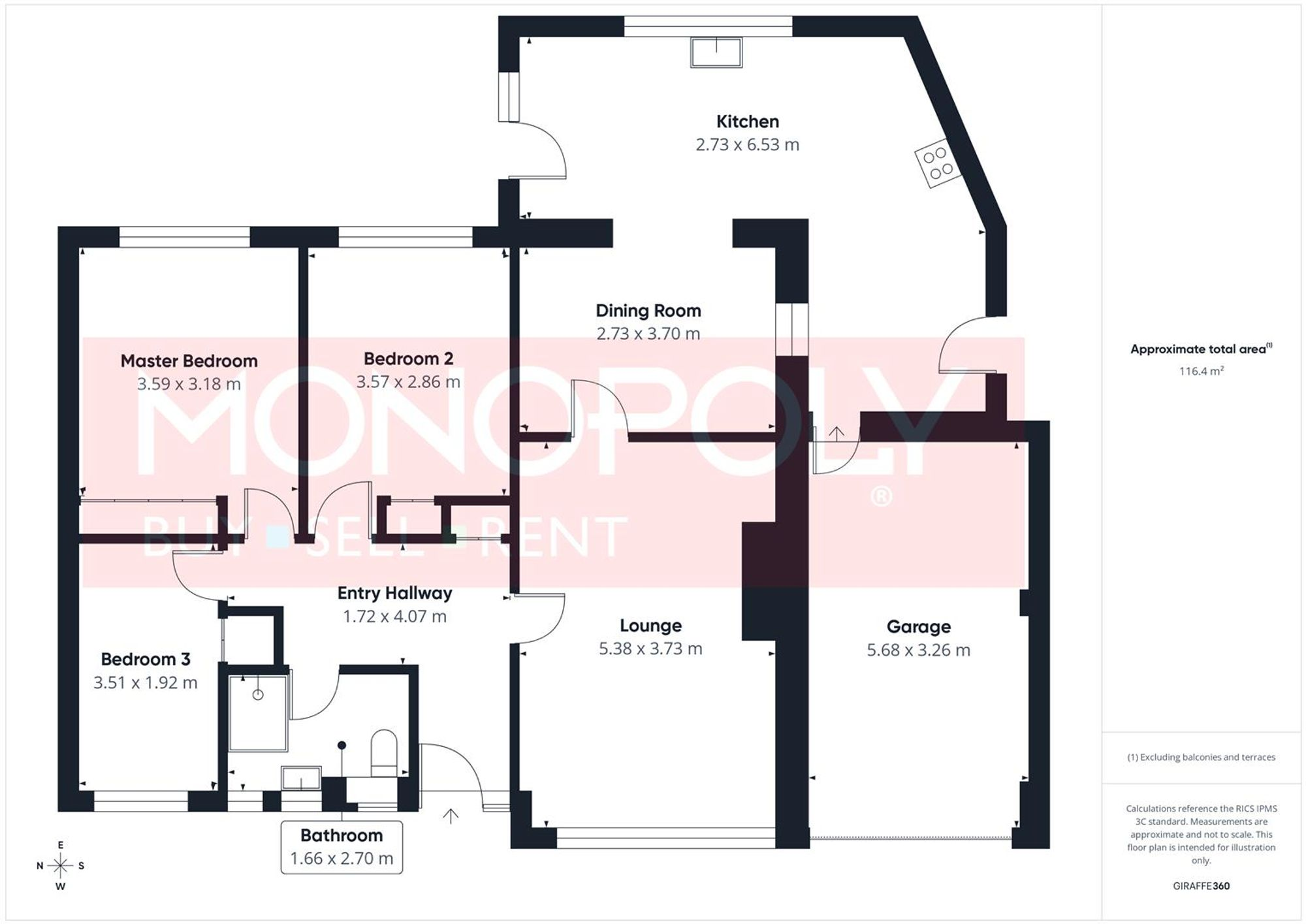 Glasfryn, Henllan, LL16 floorplan