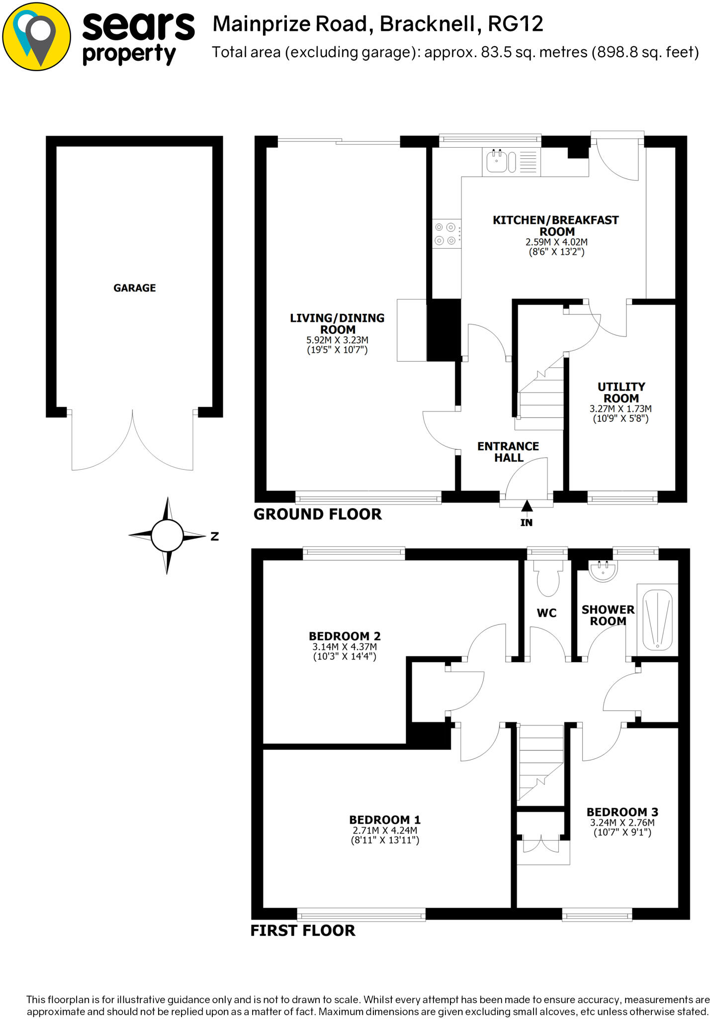 Mainprize Road, Bracknell, RG12 floorplan