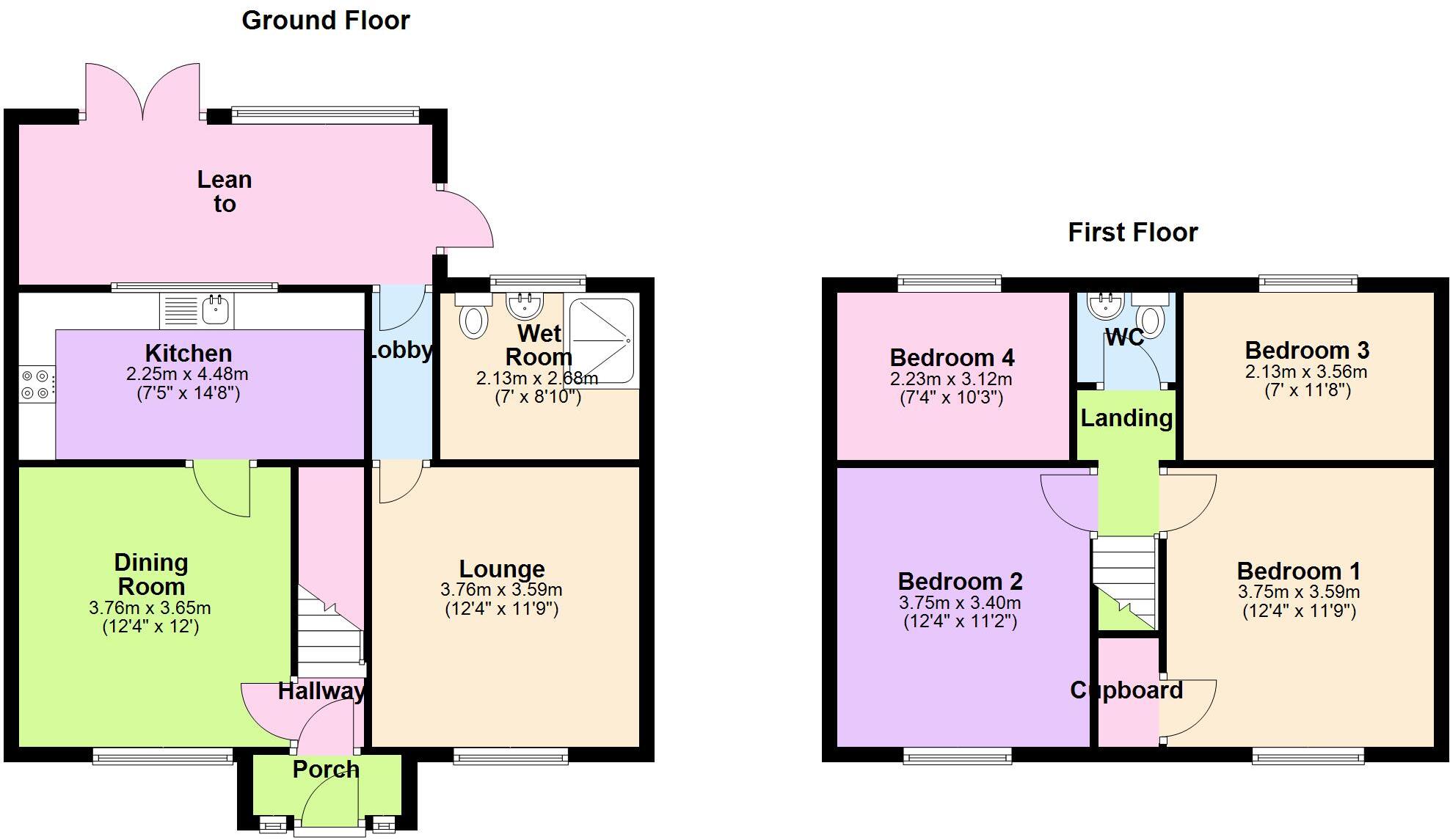 Arden Road, Bulkington, Bedworth, Warwickshire, CV12 floorplan
