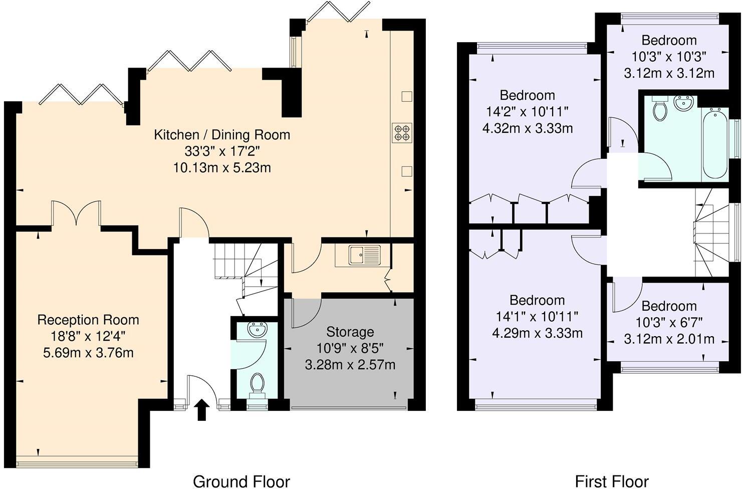 Allens Close, Boreham, Chelmsford floorplan
