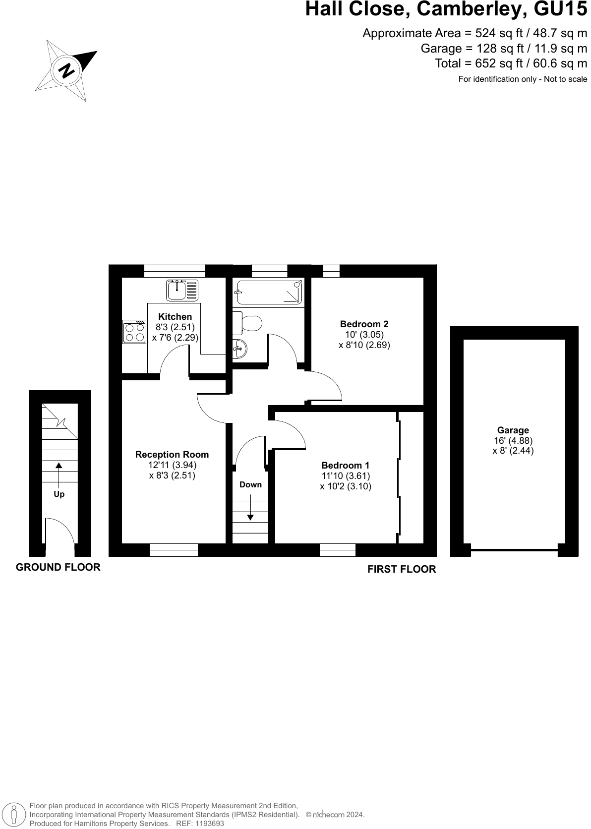 Hall Close ,Surrey GU15 2EB floorplan