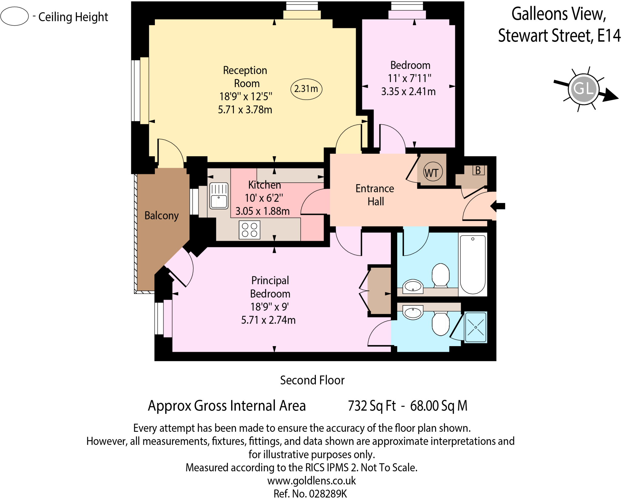 Galleons View, Stewart Street, London, E14 floorplan