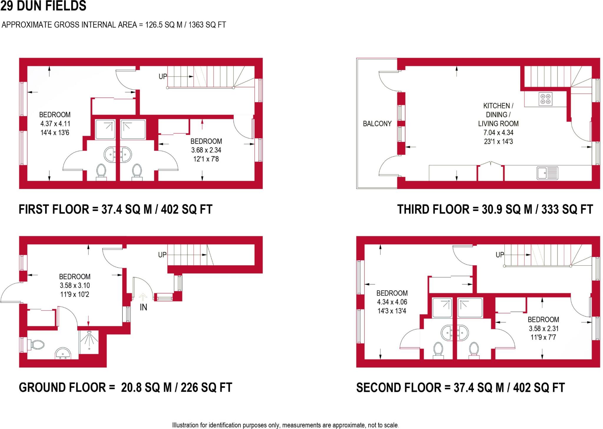 29 Dun Fields, Kelham Island floorplan