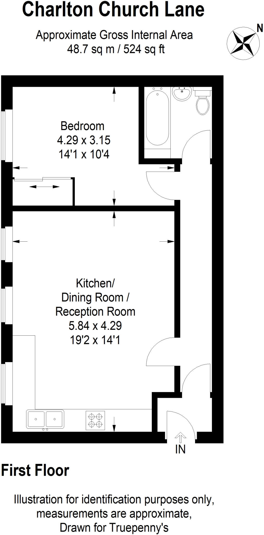 74 Charlton Church Lane, Charlton, SE7 floorplan