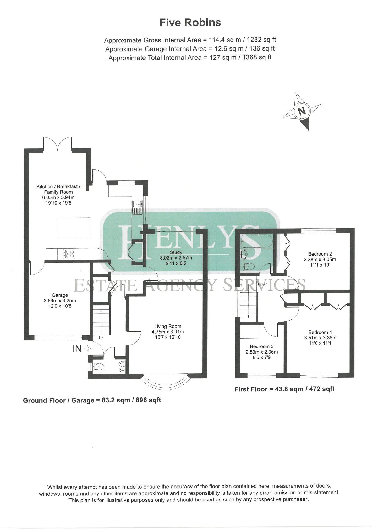 Little Vigo, Yateley, Hampshire, GU46 floorplan