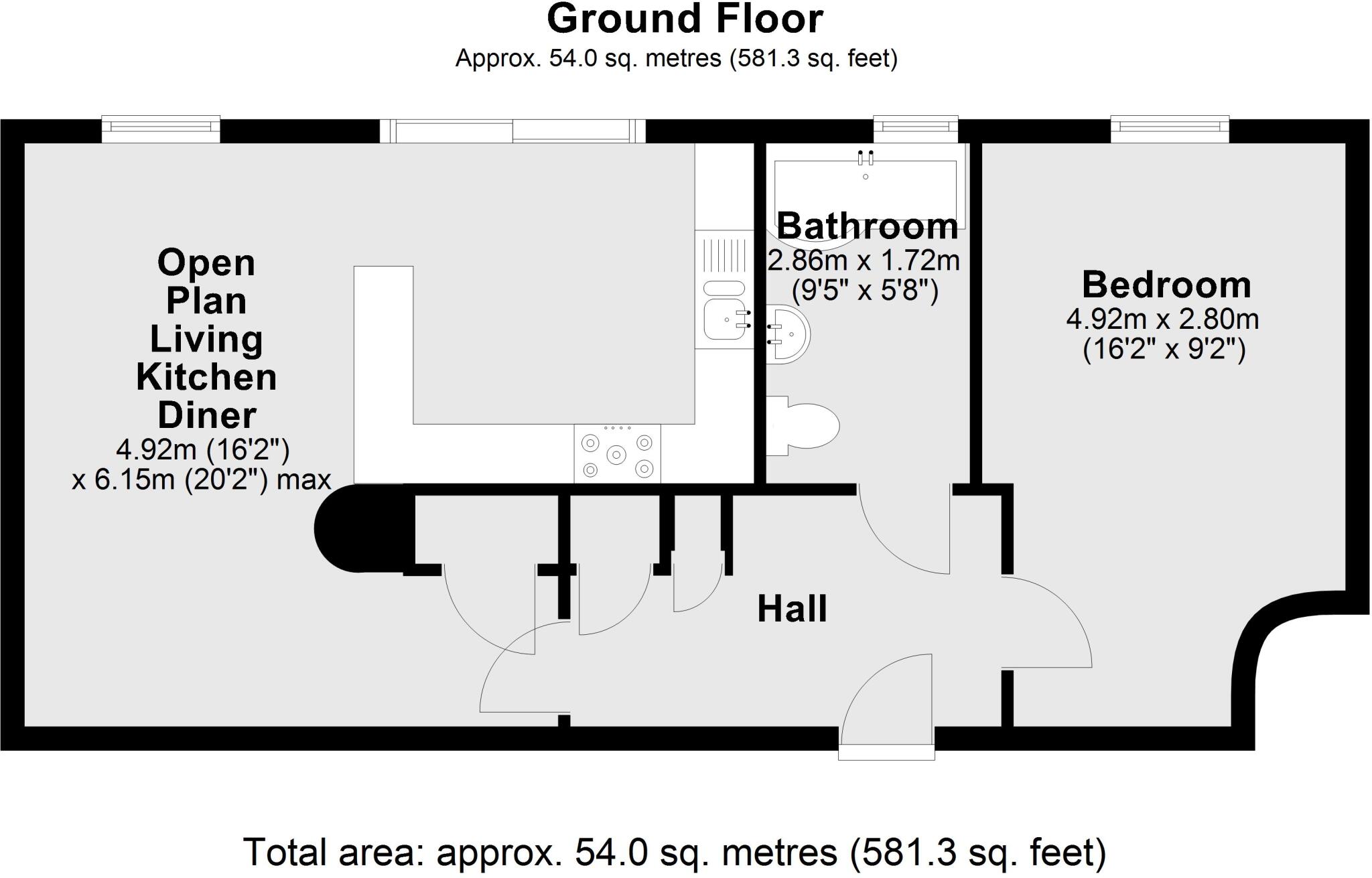 25 Marine Point Apartments floorplan