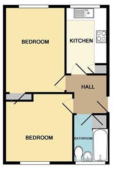 142A Beacon Road, Great Barr, Birmingham, West Midlands B43 7BN floorplan