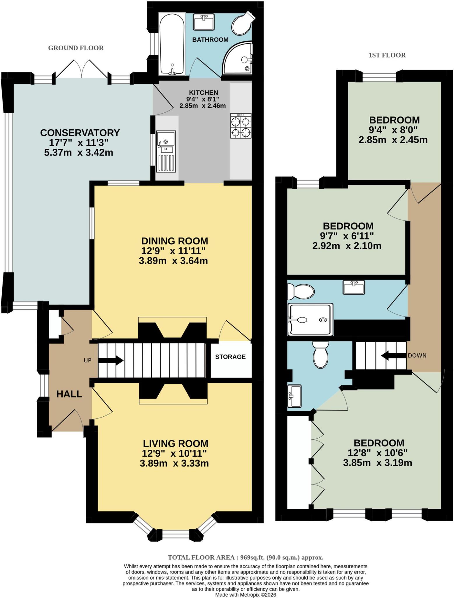 Belmont Crescent, Maidenhead, SL6 floorplan