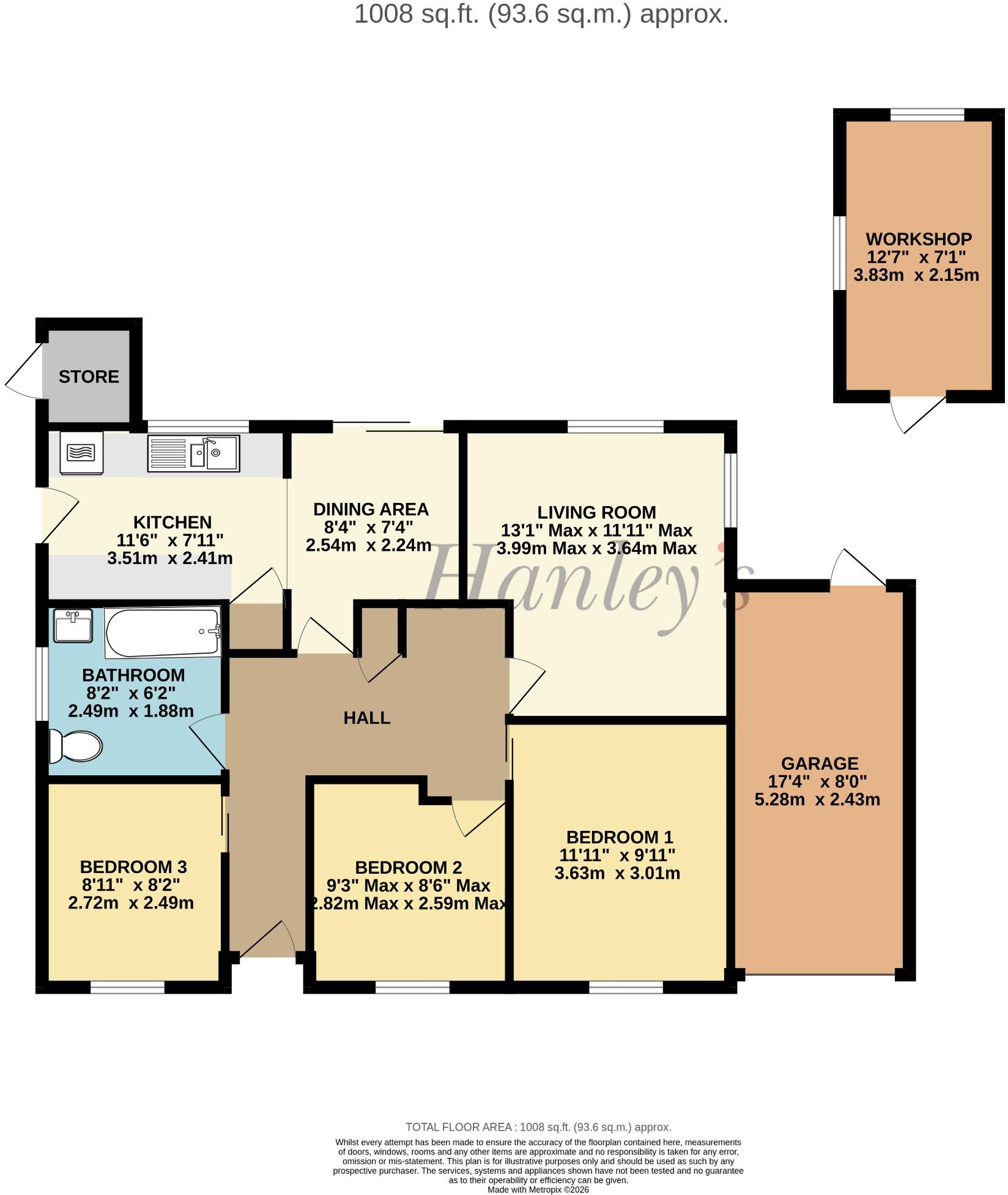 West Hill, Blunsdon floorplan