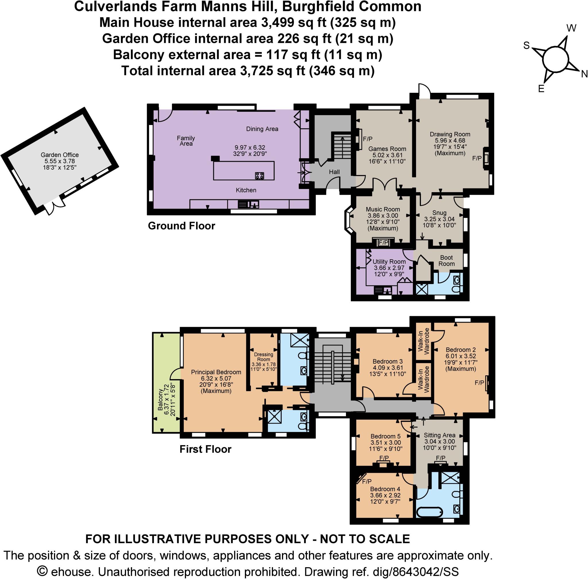 Manns Hill, Burghfield Common, Berkshire floorplan