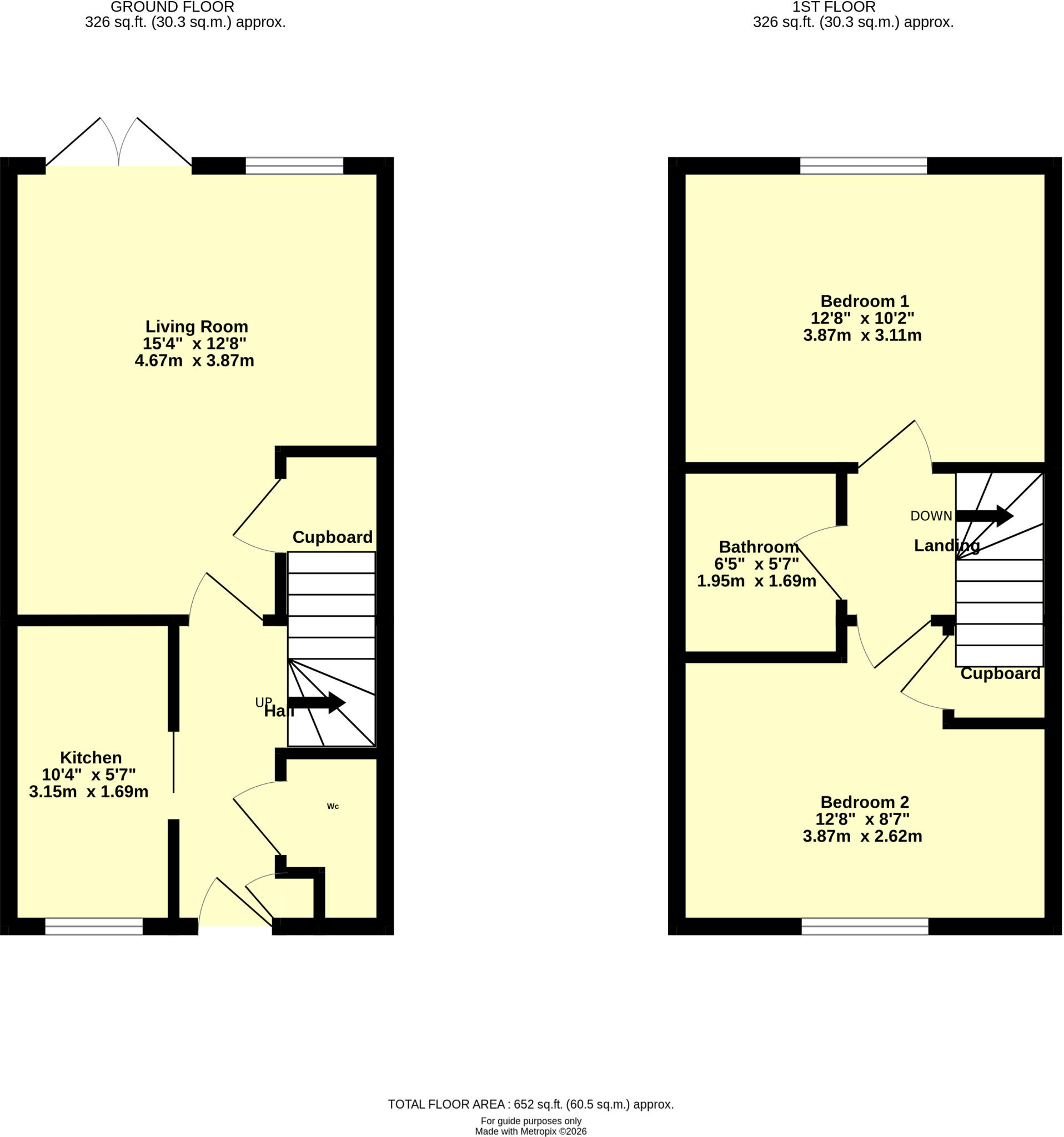Greenhouse Gardens, Cullompton, EX15 floorplan