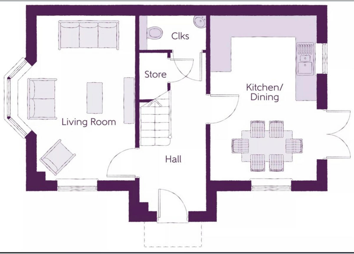 The Wisteria, Melton Mowbray floorplan