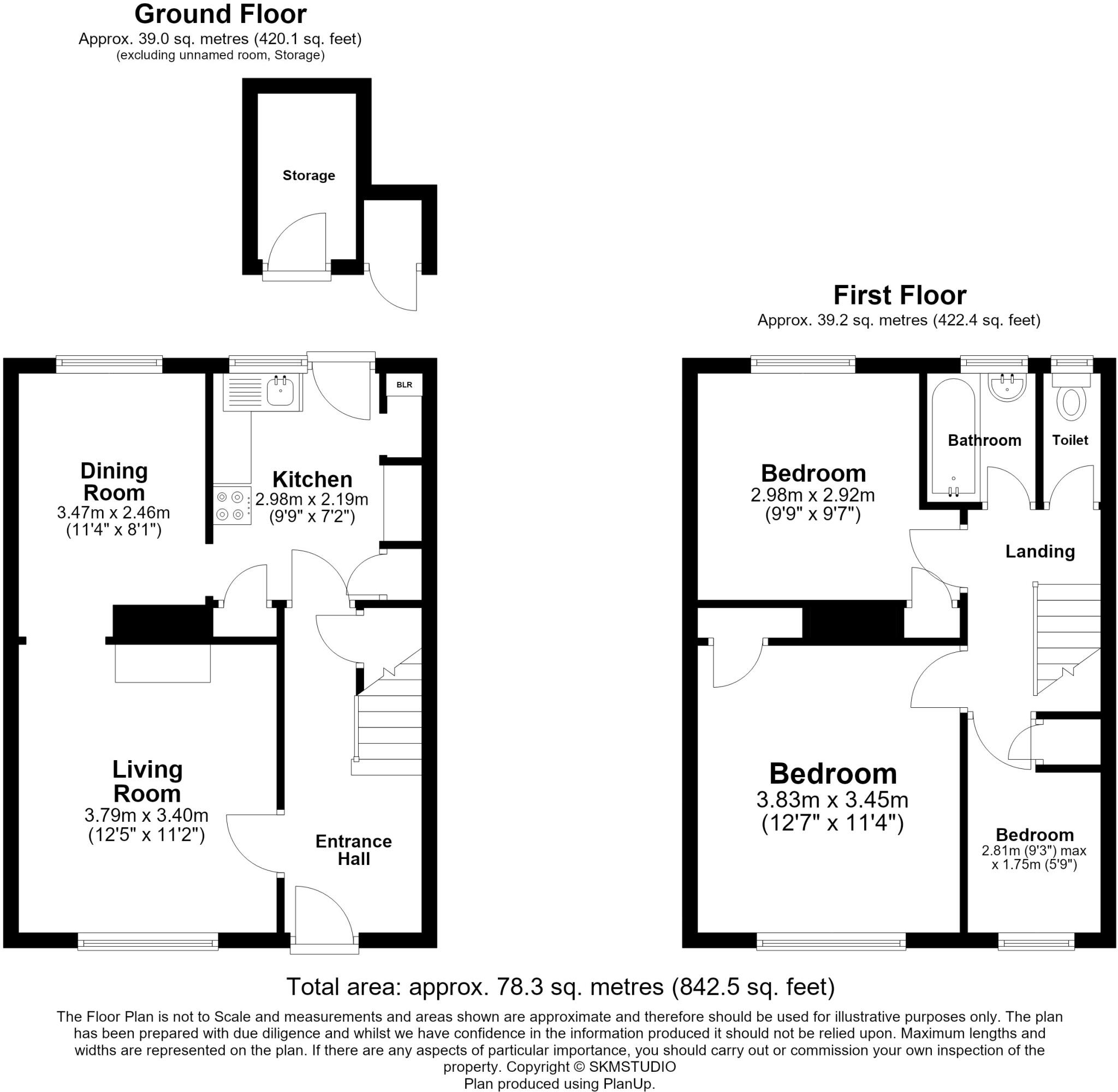 128, Church Street, Stratford, Newham, London floorplan