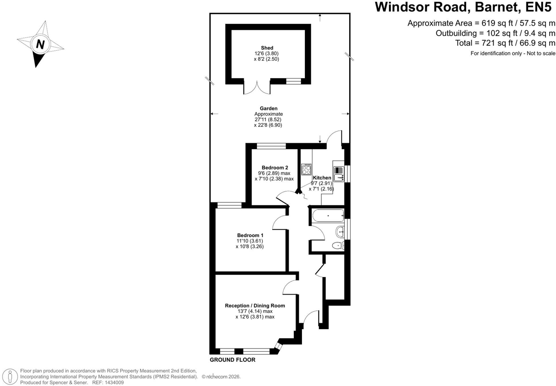 Windsor Road, Barnet, EN5 floorplan