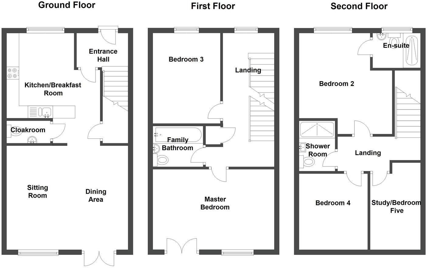 Langton Walk, Stamford floorplan