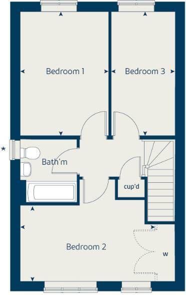 The Quarters, Telford, Shropshire, TF2 floorplan