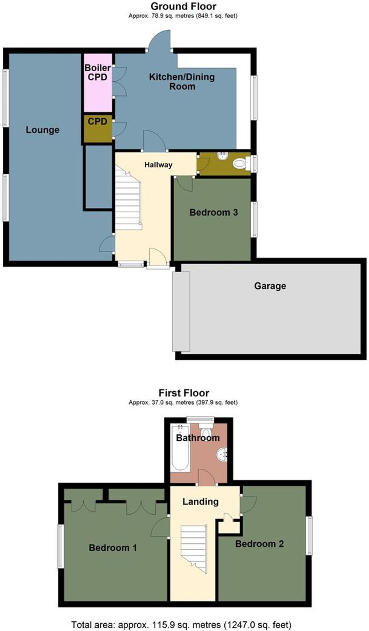 Linden Close, Neath, SA10 floorplan
