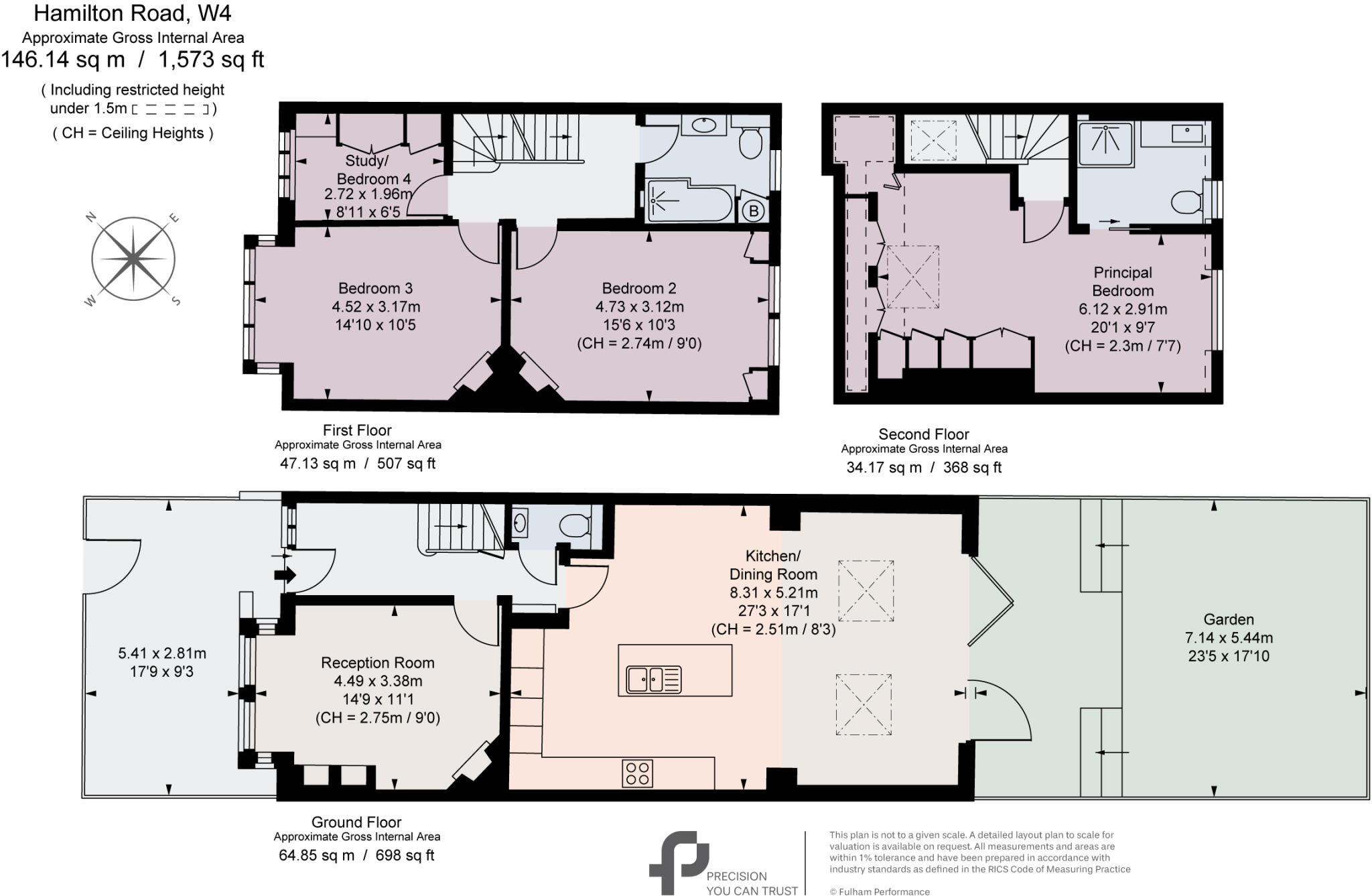 Hamilton Road, London, W4 floorplan