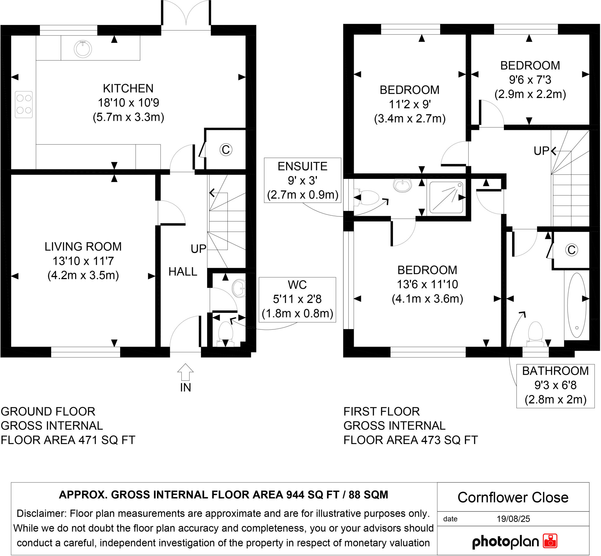 Cornflower Close, Southport, Southport, PR8 3FF floorplan
