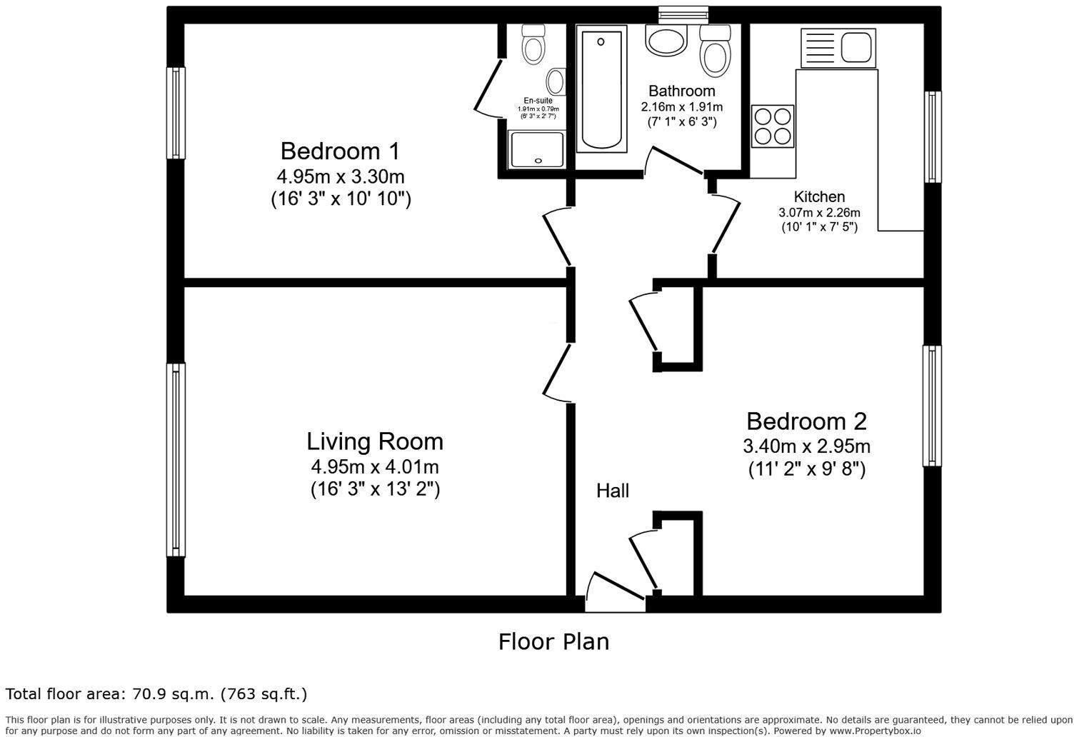 Ffordd Garthorne, Cardiff floorplan