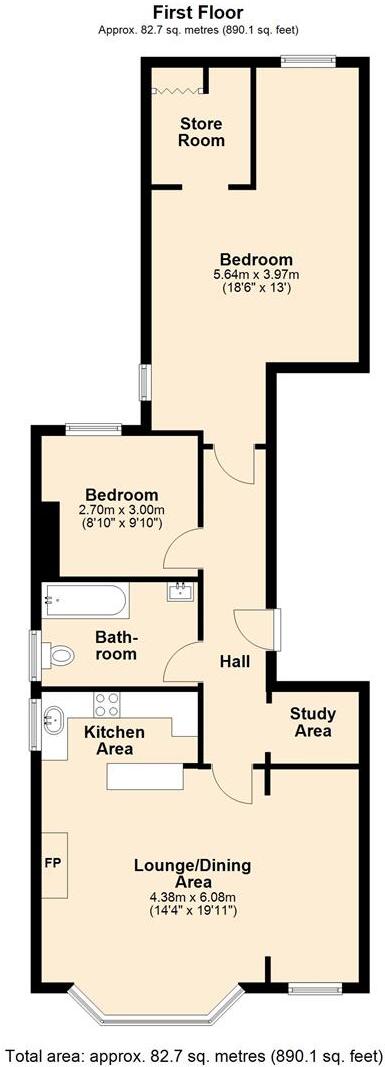 Avenue Road, Leamington Spa floorplan