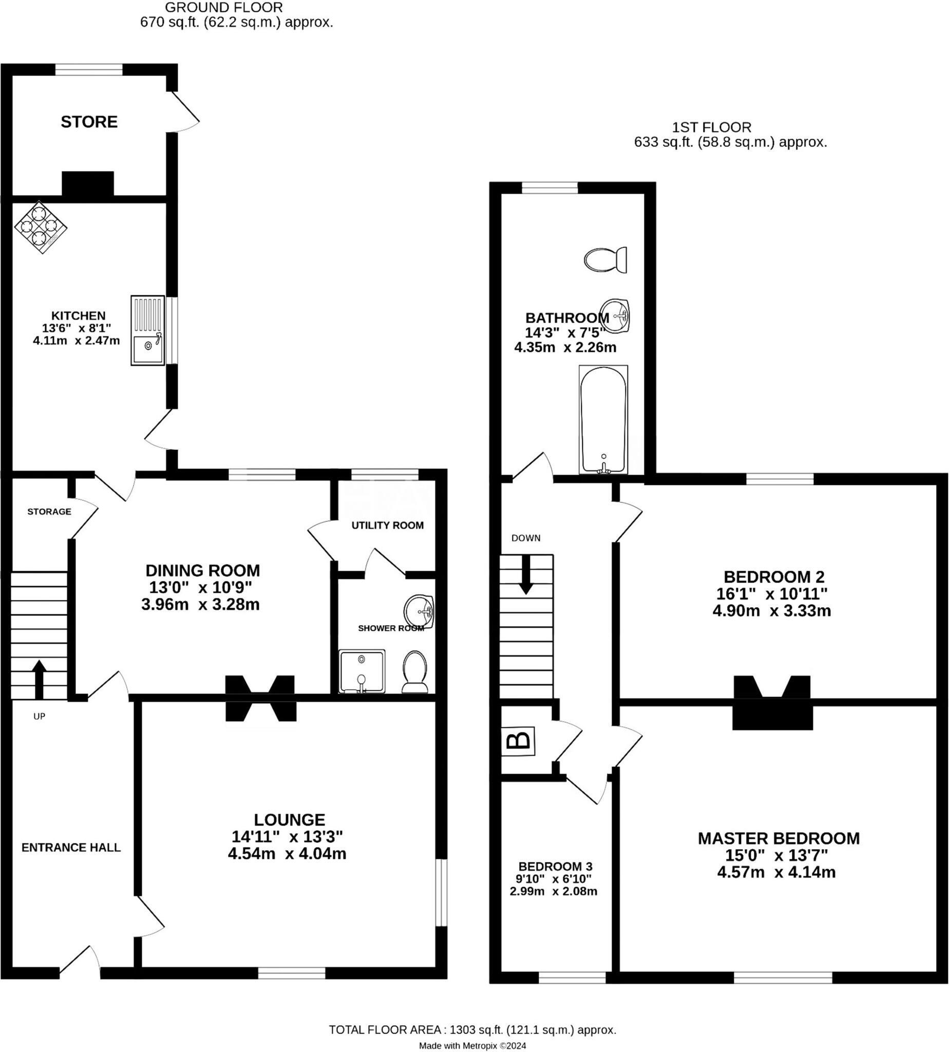 Huntingdon Road, Brampton, PE28 floorplan