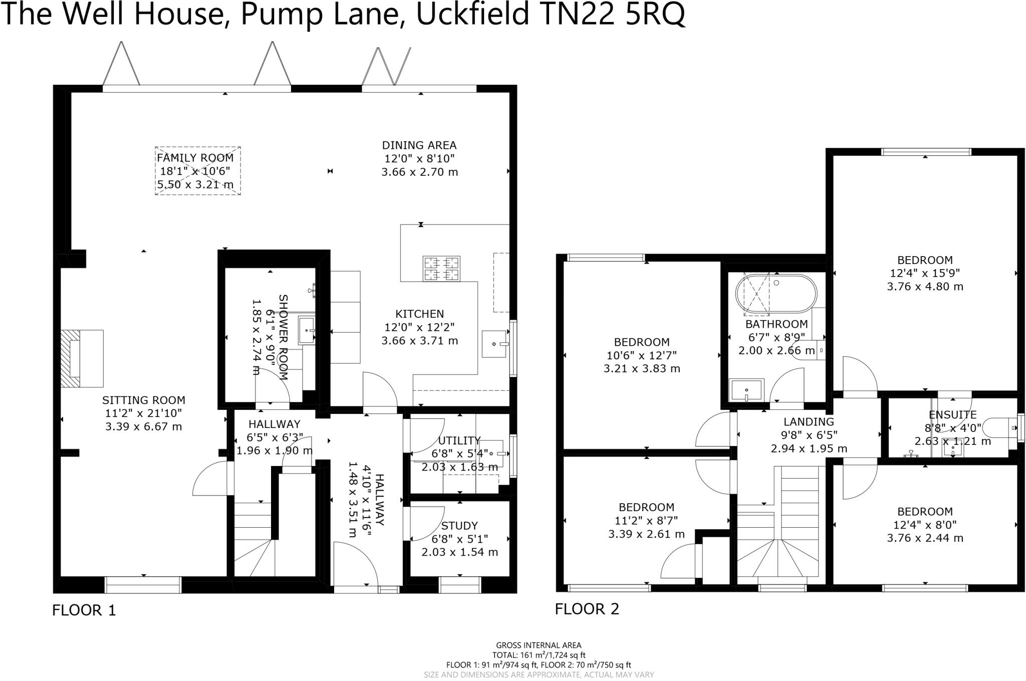 Pump Lane, Framfield, Uckfield, East Sussex, TN22 floorplan