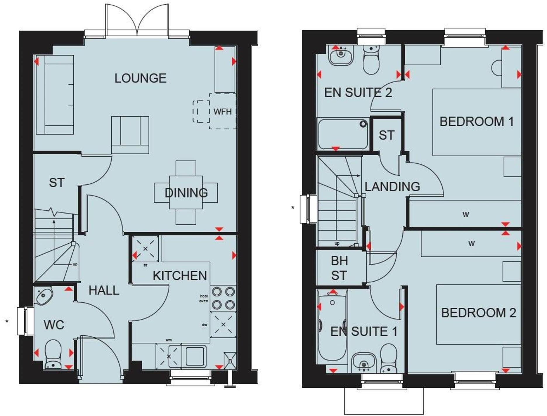 Tweed Street, New Lubbesthorpe, LE19 floorplan