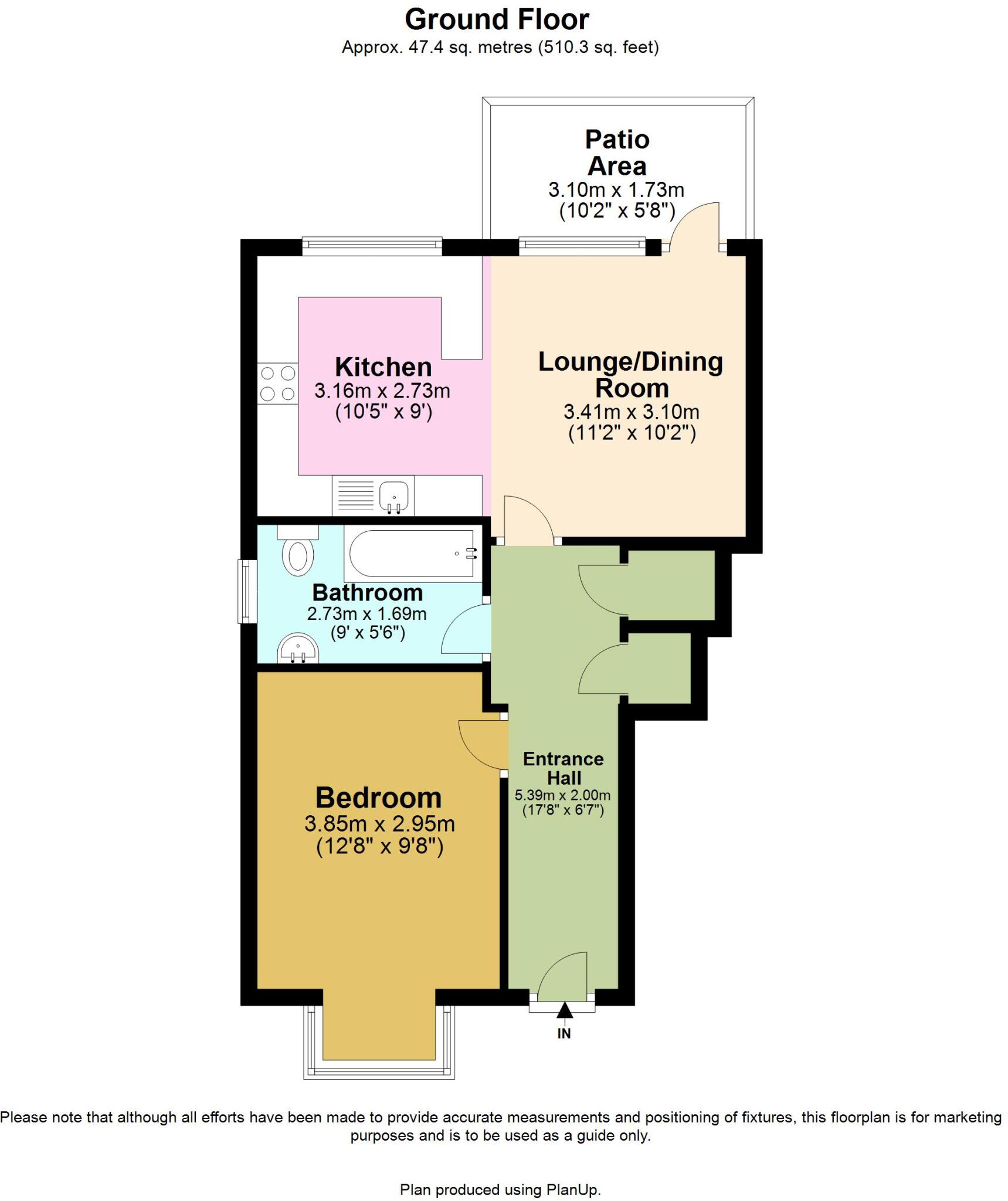 Tarrant Court, Ingleside Drive, Stevenage  floorplan