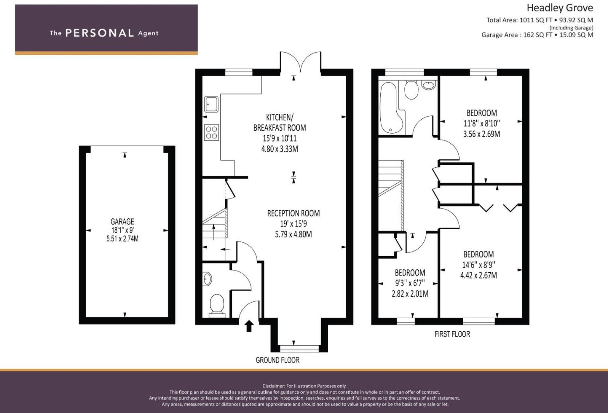 Headley Grove, Tadworth, KT20 floorplan