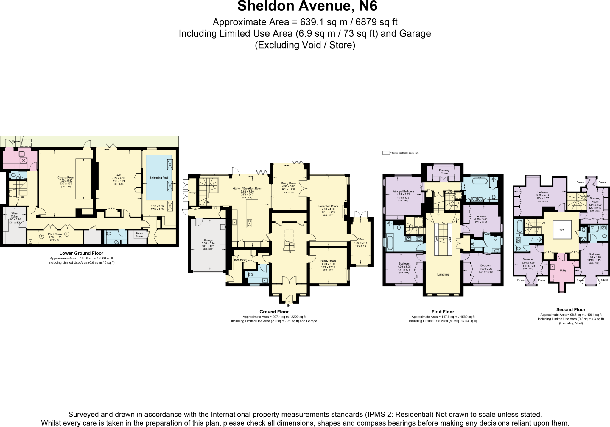 Sheldon Avenue, London N6 floorplan