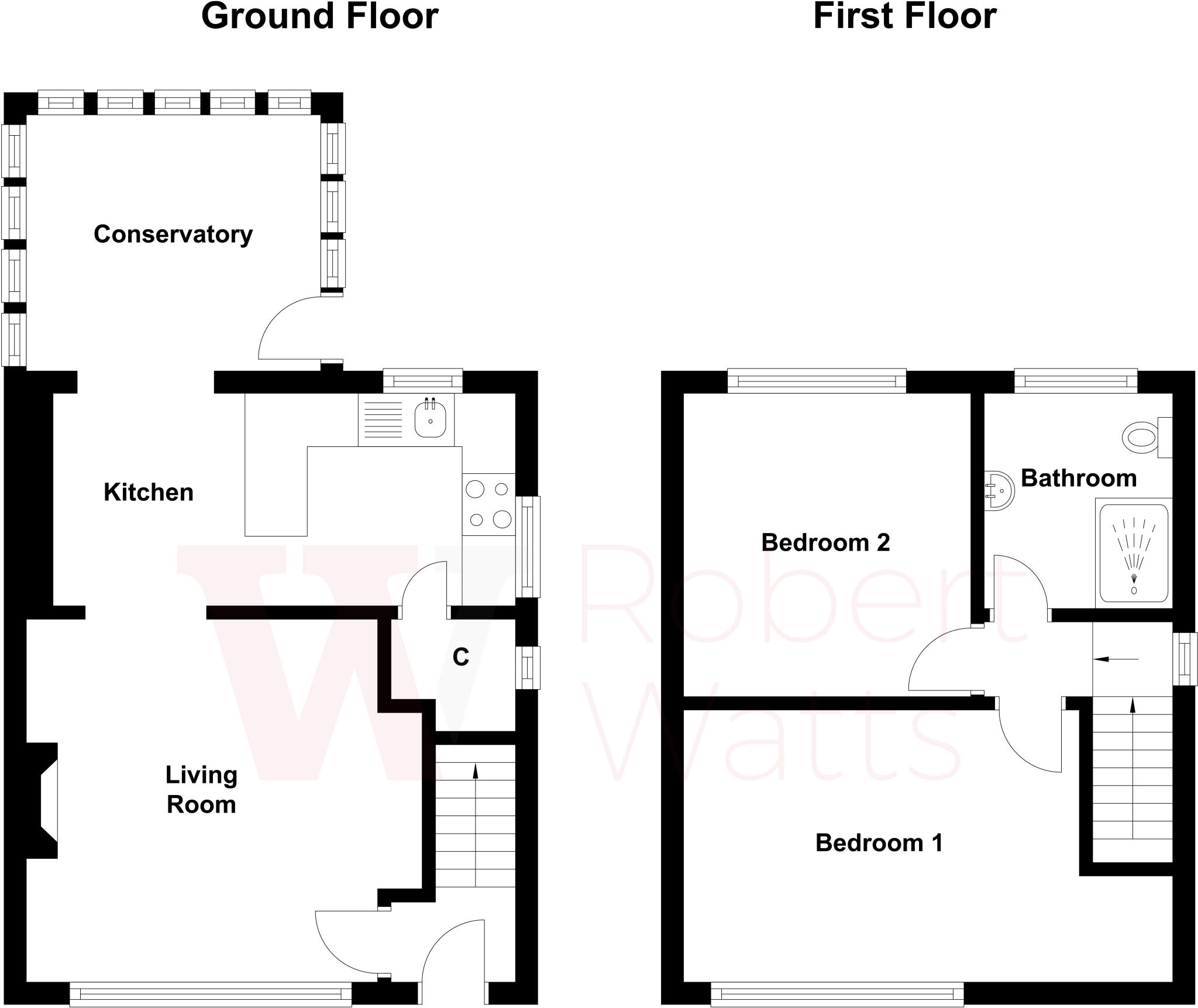 Bradford Road, East Bierley, Bradford, West Yorkshire, BD4 floorplan