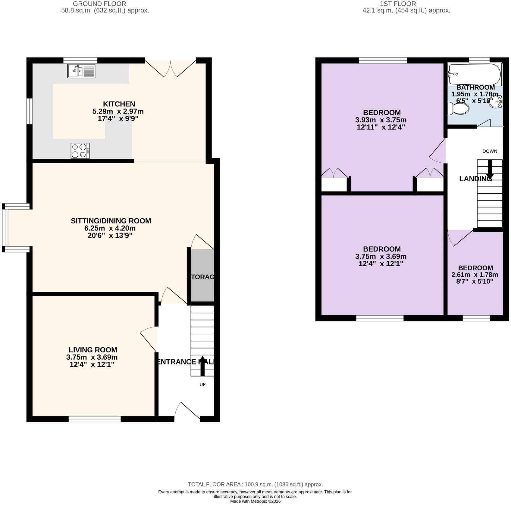 Little Lane, Longridge, PR3 floorplan