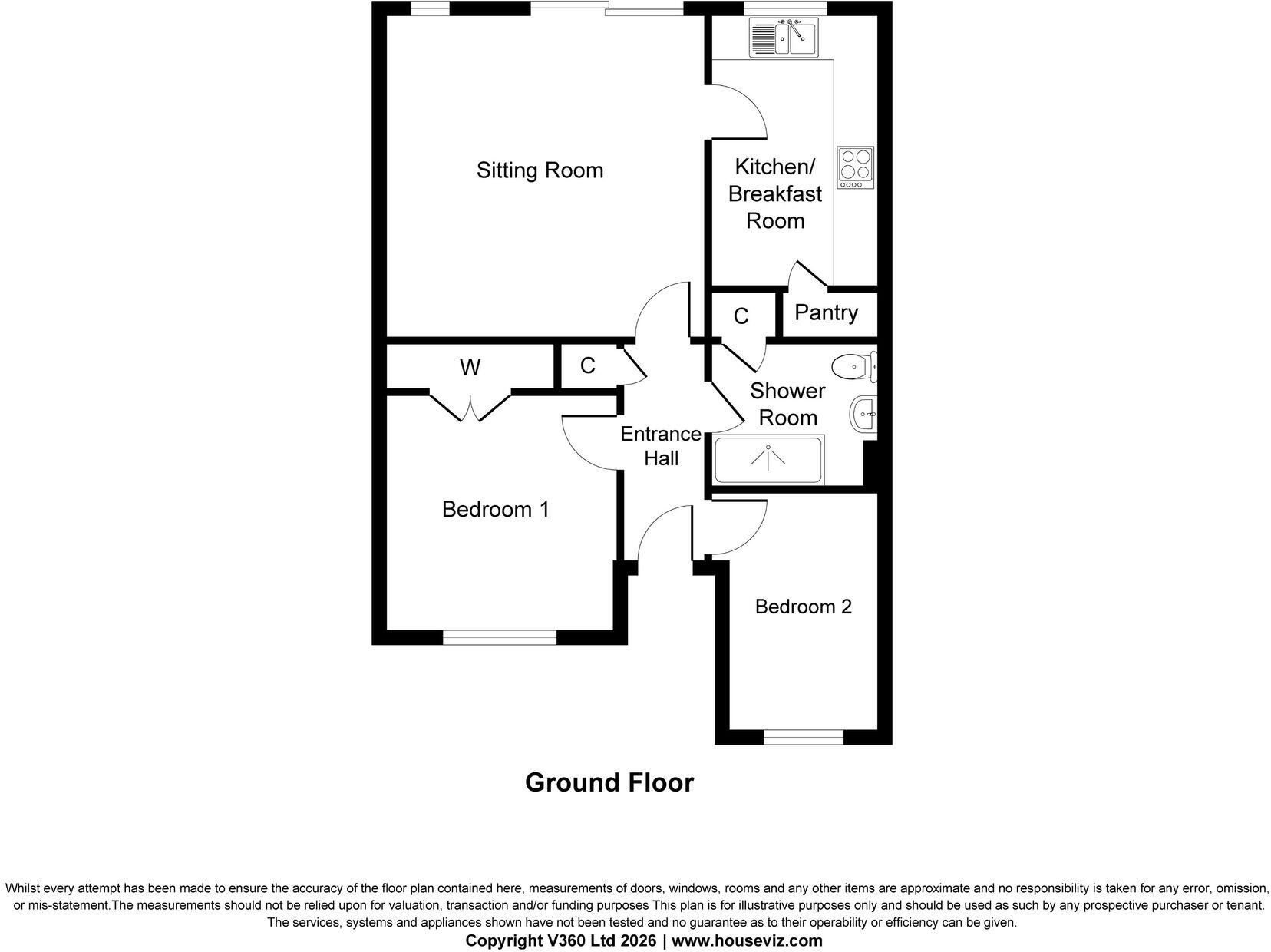 Tutbury Close, Ashby-De-La-Zouch, LE65 floorplan